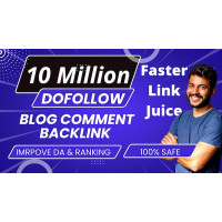 10 Million Blog Backlinks for Unlimited URL and Keyword