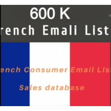 600k france consumer email list sales database