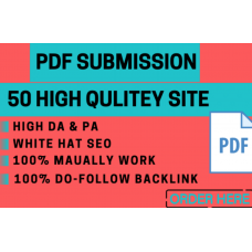 50 manual PDF submission on top document sharing sites