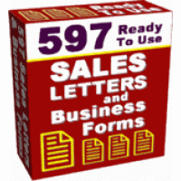 597 Ready To Use Sales Letters Business Forms