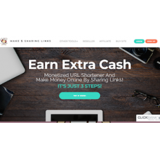 Make money online sharing link reseller website